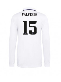 Real Madrid Federico Valverde #15 Heimtrikot 2022-23 Langarm